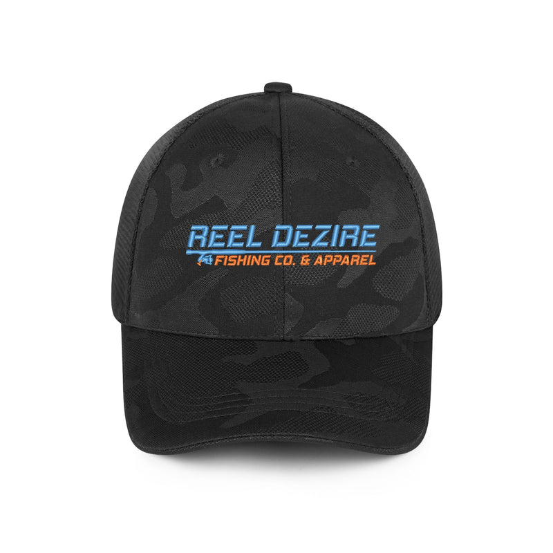 Reel Dezire Spinner Embroidered Mesh Back Camo Hat