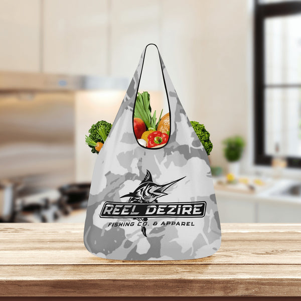 Reel Dezire Gray Camo 3 Pack of Grocery Bags