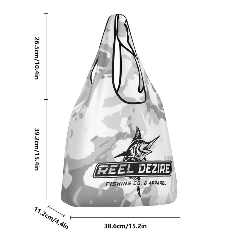 Reel Dezire Gray Camo 3 Pack of Grocery Bags