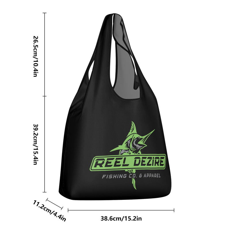 Reel Dezire Neon Green  3 Pack of Grocery Bags