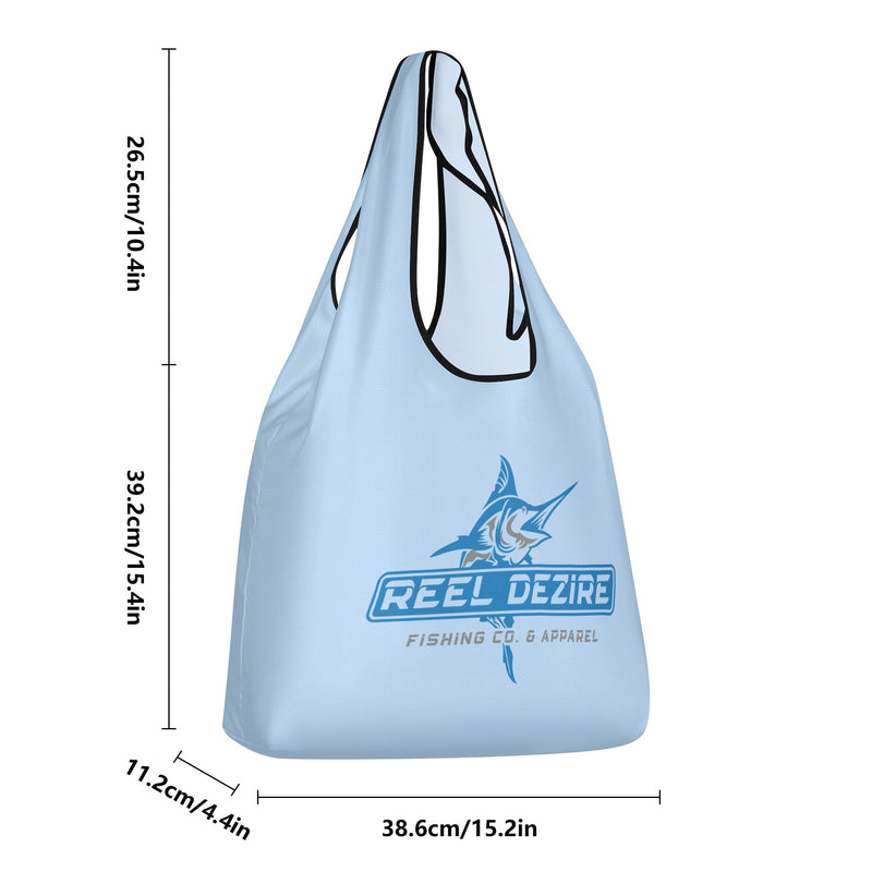 Reel Dezire 3 Pack of Grocery Bags Light Blue