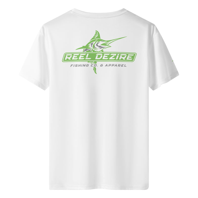 Reel Dezire Neon Green Logo  Mens Short Sleeve T-Shirt