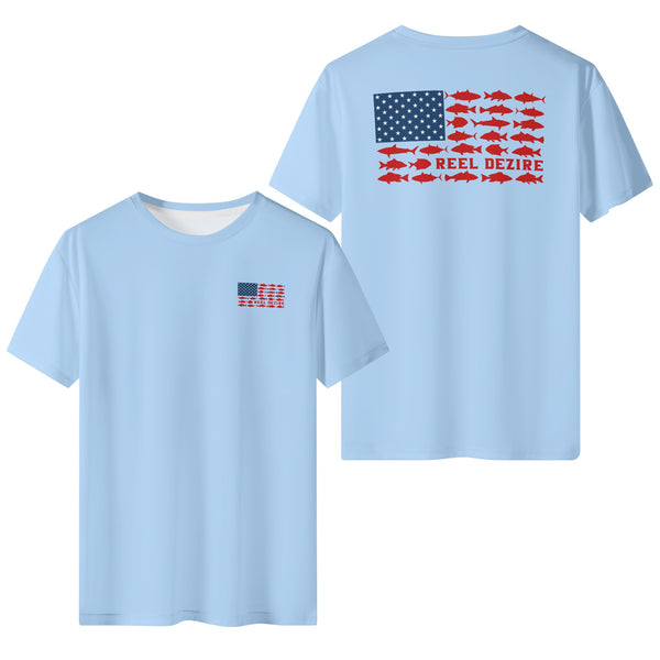 USA Flag  Mens Short Sleeve T-Shirt