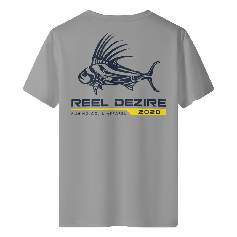 Rooster Fish Mens Short Sleeve T-Shirt