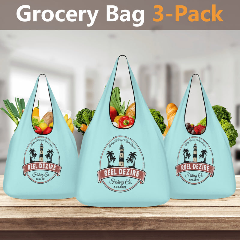 Lighthouse 3 Pack of Grocery Bags