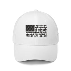 USA Flag Blacked Out Full Back Hat