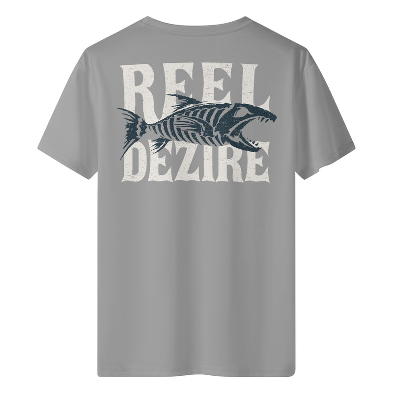 Skeleton Fish Mens Short Sleeve T-Shirt