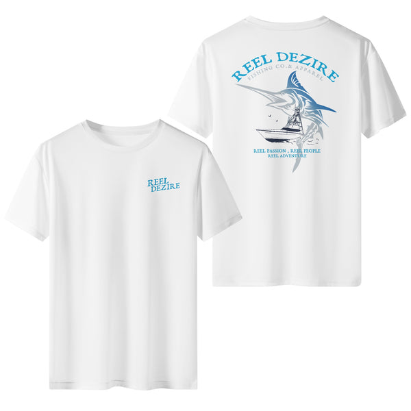 Reel Dezire Sportfish Yacht Mens Short Sleeve T-Shirt