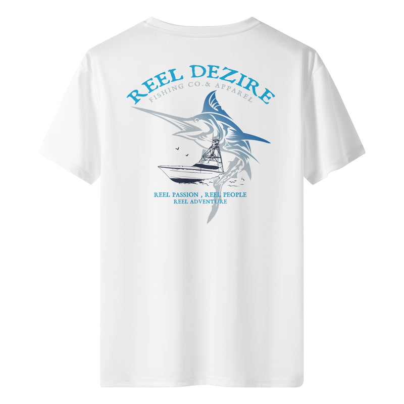 Reel Dezire Sportfish Yacht Mens Short Sleeve T-Shirt