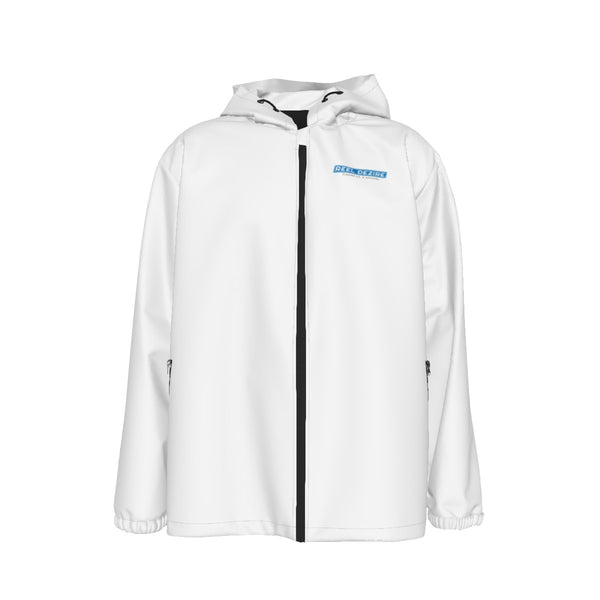 Reel Dezire Logo Hooded Zipper Windproof Men's Jacket