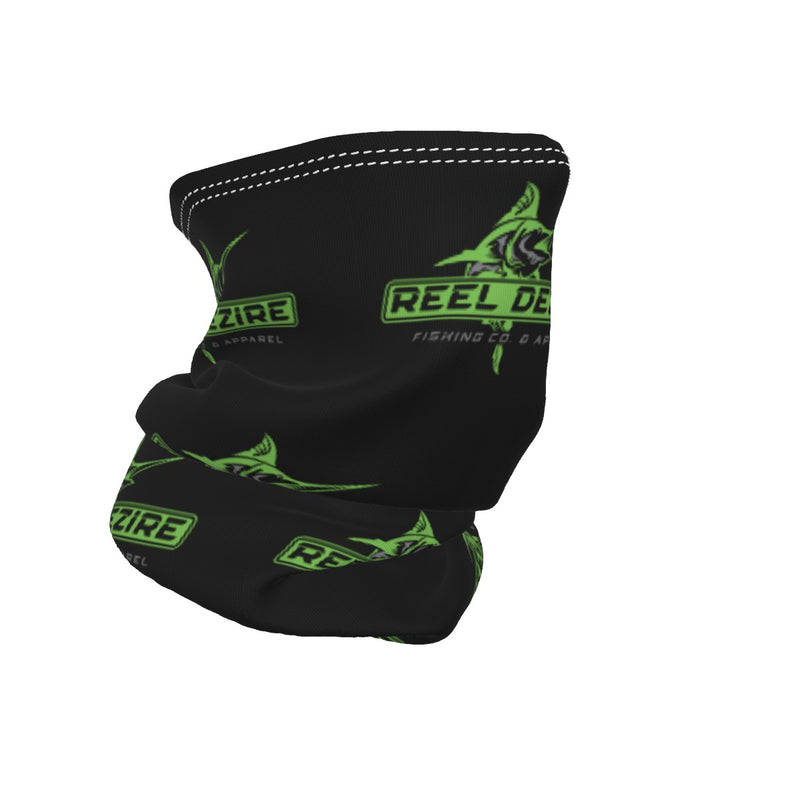 Reel Dezire Neon Green Logo Neck Gaiter