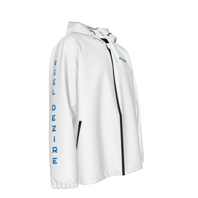 Reel Dezire Logo Hooded Zipper Windproof Men's Jacket