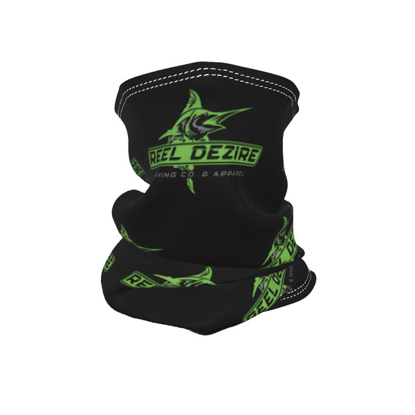 Reel Dezire Neon Green Logo Neck Gaiter